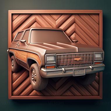 3D модель Chevrolet Blazer (STL)